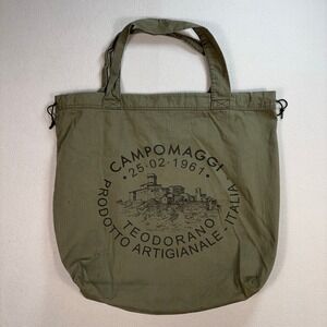 Campomaggi Shopper Tote Bag‎ Military Green Shopping Dust Army